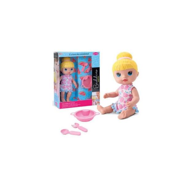 Imagem de Boneca Bebê Baby Buddies Papinha com Acessórios - Bambola