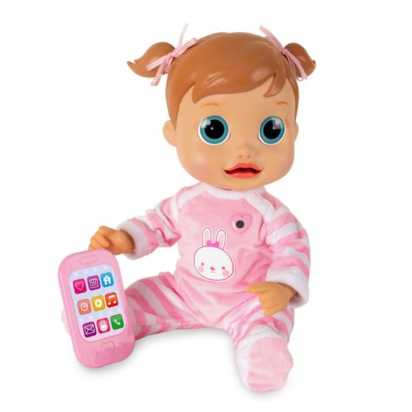 Imagem de Boneca Bebê Baby Wow Analu Aprende A Falar Br732 - Multikids