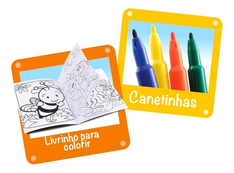 Imagem de Boneca Bebê Bee Baby Com Livrinho Para Pintar - Bee Toys