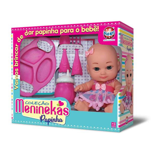 Imagem de Boneca Bebê Coleção Menineka Papinha - Sid Nyl