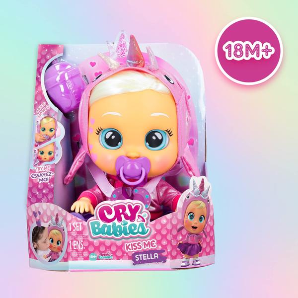 Imagem de Boneca bebê corante deluxe 30cm- Roupa mutável com garrafa bônus