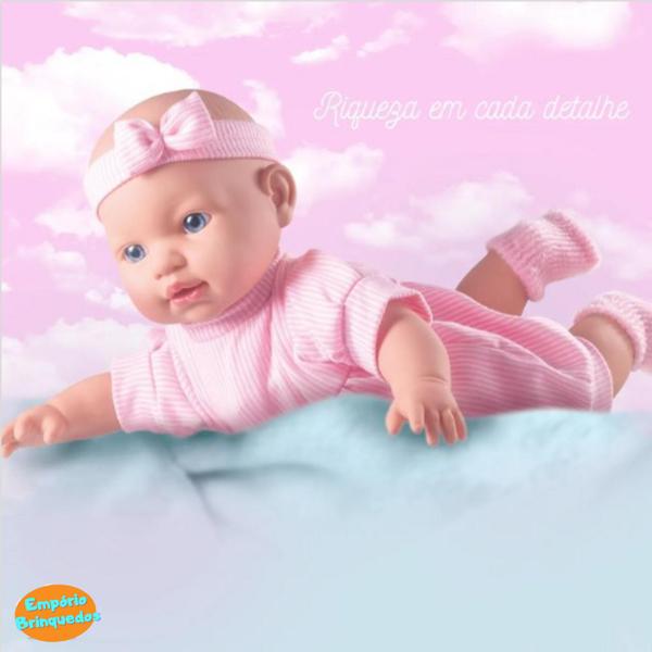 Imagem de Boneca bebe fofa bebe com acessorios medica bonequinha fofinha bb bonecona bebezao nenem brinquedo