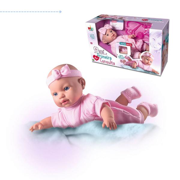 Imagem de Boneca bebe fofa bebe com acessorios medica bonequinha fofinha bb bonecona bebezao nenem brinquedo