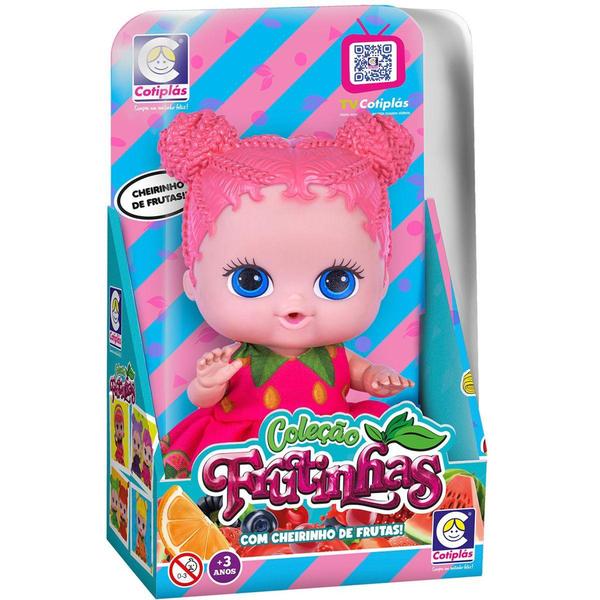 Imagem de Boneca Bebe Frutinhas Com Cheirinho De Frutas Goiaba - Cotiplás