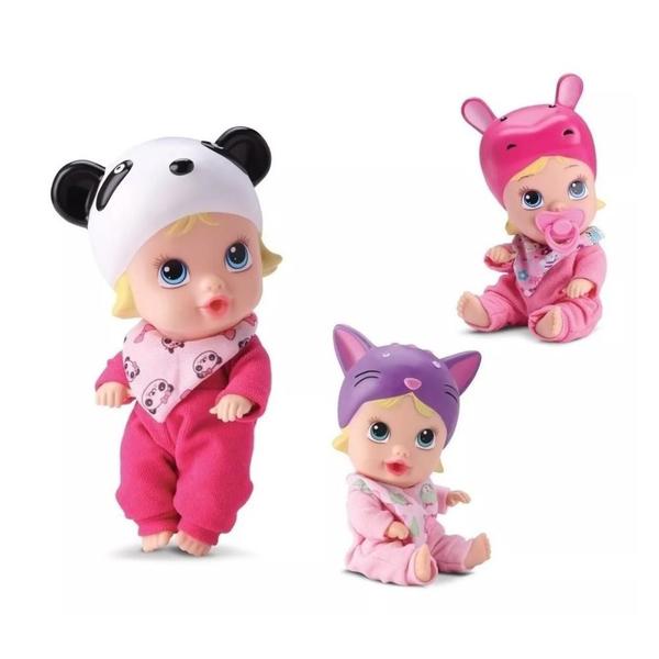 Imagem de Boneca Bebê Little Dolls Alive Soninho Faz Xixi Bonequinha com Roupinha