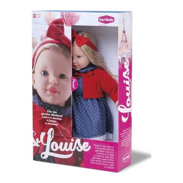 Boneca bebe loira grande louise com cabelo longo - bambola Imagem de Boneca bebe loira grande louise com cabelo longo - bambola