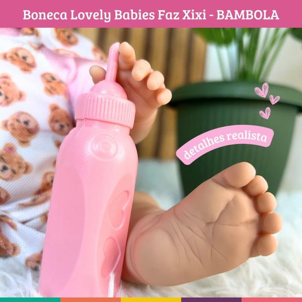 Imagem de Boneca Bebê Lovely Babies Faz Xixi Bambola