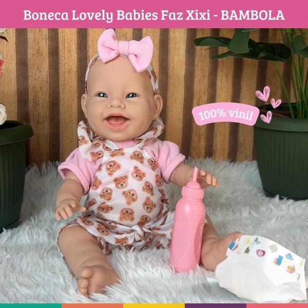 Boneca Bebê Lovely Babies Faz Xixi Bambola Imagem de Boneca Bebê Lovely Babies Faz Xixi Bambola