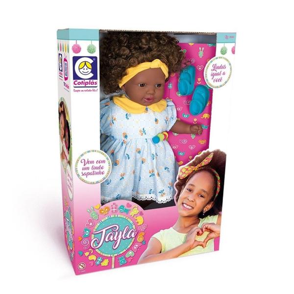 Imagem de Boneca Bebê Negra Tayla Original - Cotiplás