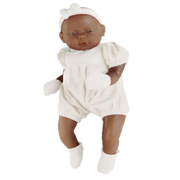 Imagem de Boneca Bebê Real Negra Baby Roma 42cm Roma Com Certidão