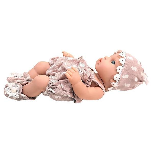 Imagem de Boneca Bebê Realista Baby So Lovely Média 32Cm Roupa Rosa