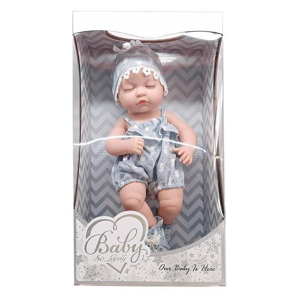 Imagem de Boneca Bebê Realista Baby So Lovely Média 32Cm Roupa ul