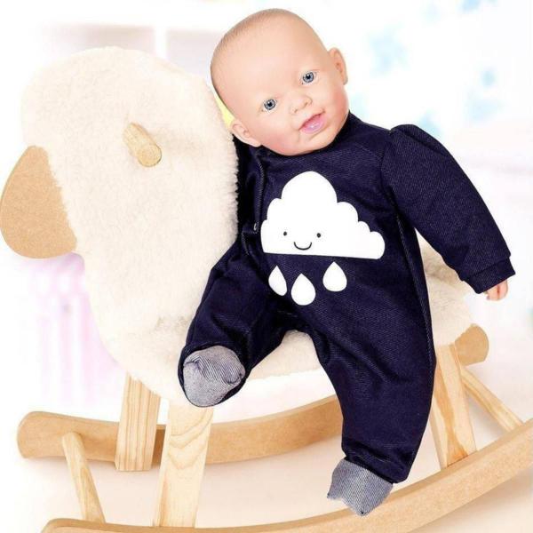 Imagem de Boneca Bebê Reborn Baby Ninos Infantil 50cm Para Meninas e Meninos Articulado Peso de Bebezinho