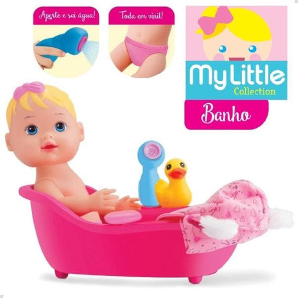 Imagem de Boneca Bebê Reborn Banho Ducha C/ Água Brinquedo Meninas