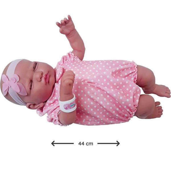 Imagem de Boneca bebe reborn classics menina 44cm cotiplas