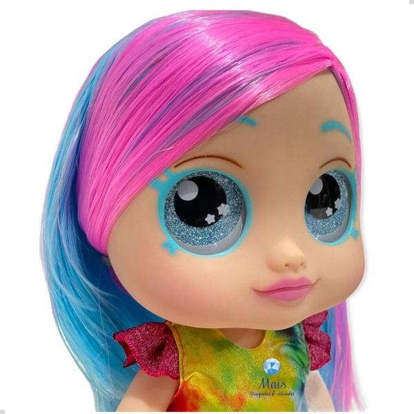 Imagem de Boneca Bebe Reborn de Silicone Diver Surprise 3 Saquinhos Sapato Tiara Chaveiro Brinquedo Meninas