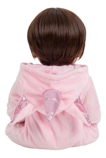 Imagem de boneca bebe reborn menina unicornio corpo silicone 48cm