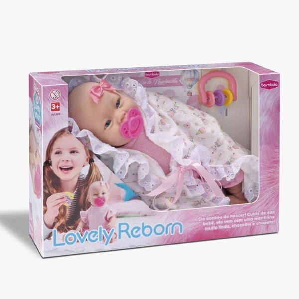 Imagem de Boneca Bebê Reborn Recém Nascida Bambola