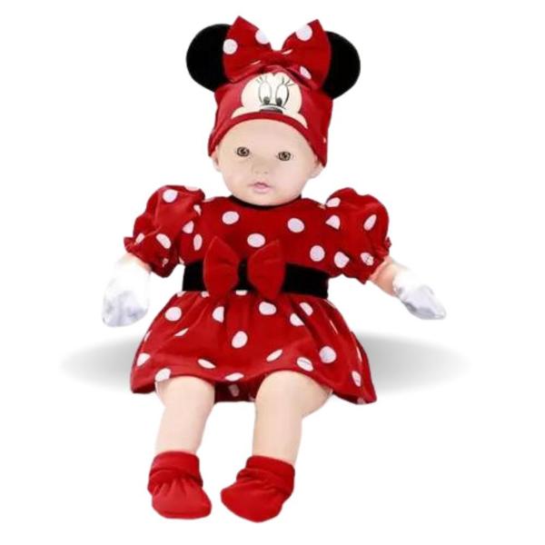 Imagem de Boneca Bebê Recém Nascido Minnie Mouse Classic Dolls Roma