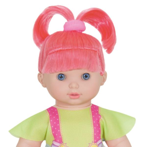 Boneca Bebê Sapekinha Color Shayane Menina +Carrinho Passeio - Milk Brinquedo Imagem de Boneca Bebê Sapekinha Color Shayane Menina +Carrinho Passeio