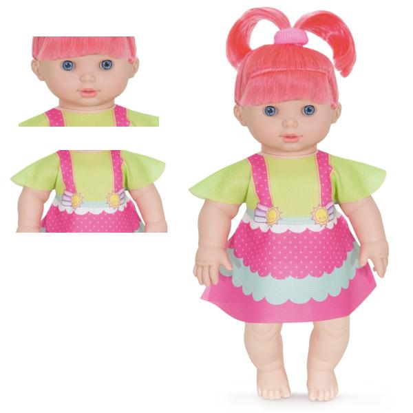 Boneca Bebê Sapekinha Color Shayane Menina +Carrinho Passeio - Milk Brinquedo Imagem de Boneca Bebê Sapekinha Color Shayane Menina +Carrinho Passeio