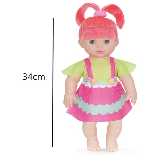 Imagem de Boneca Bebê Sapekinha Colors Shayane 34cm Estilosa Menina