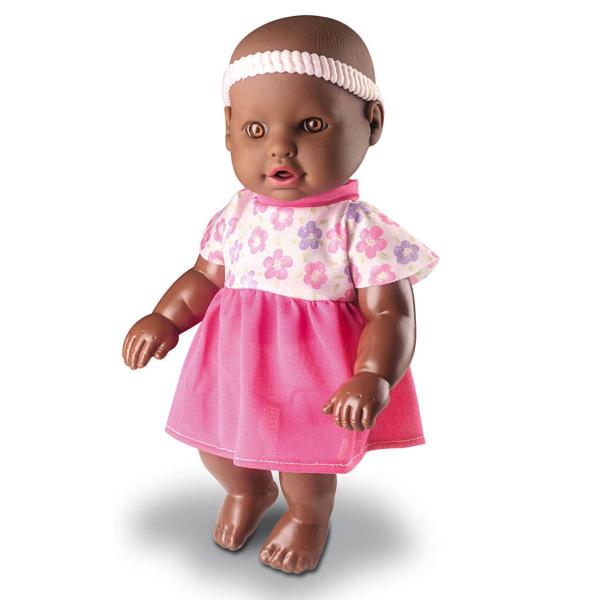 Imagem de Boneca bebê sapekinhas negra 32cm - milk