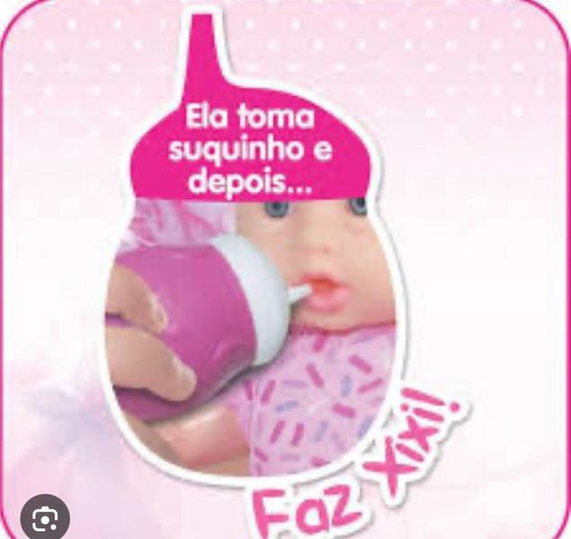 Imagem de Boneca bebê suquinho baby a boneca qui mama e faz xixi