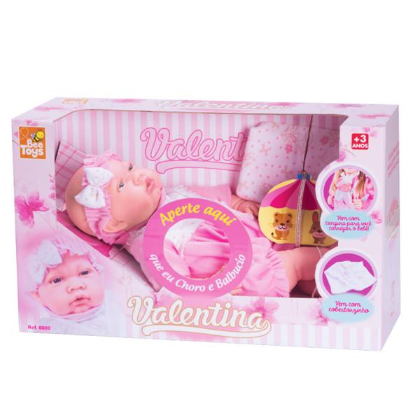 Imagem de Boneca Bebê Valentina C/ Som 738 - Bee Toys