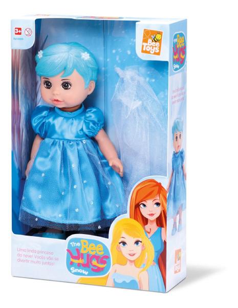 Imagem de Boneca Bee Hugs Princesa Snow 883 - Bee Toys