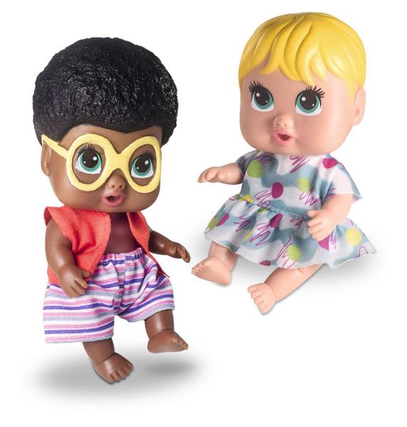 Boneca Best Friend Forever BFF Menino Negro Menina Loira 568 - Milk Imagem de Boneca Best Friend Forever BFF Menino Negro Menina Loira 568