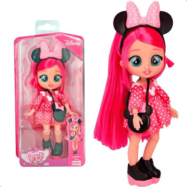 Boneca BFF Cry Babies Minnie Serie Disney 3+ Multikids Imagem de Boneca BFF Cry Babies Minnie Serie Disney 3+ Multikids