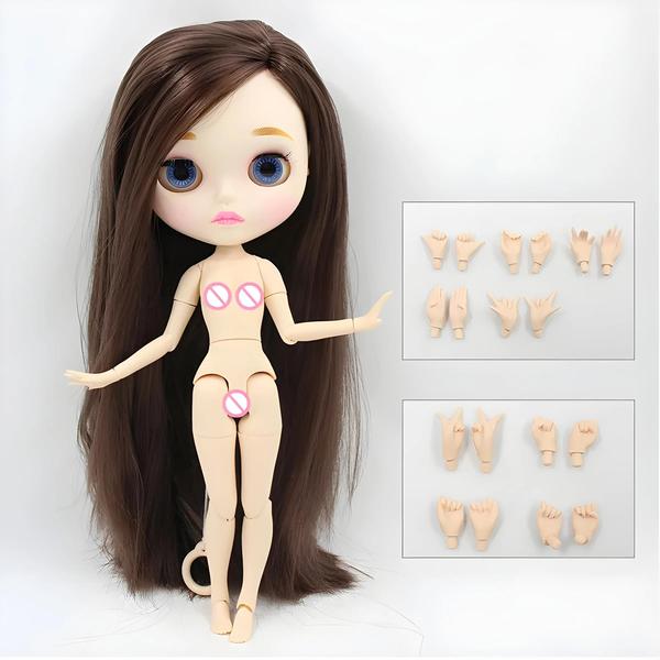 Imagem de Boneca Blyth ICY DBS 1/6 BJD - Corpo e Rosto Fosco 30cm - Presente para Meninas