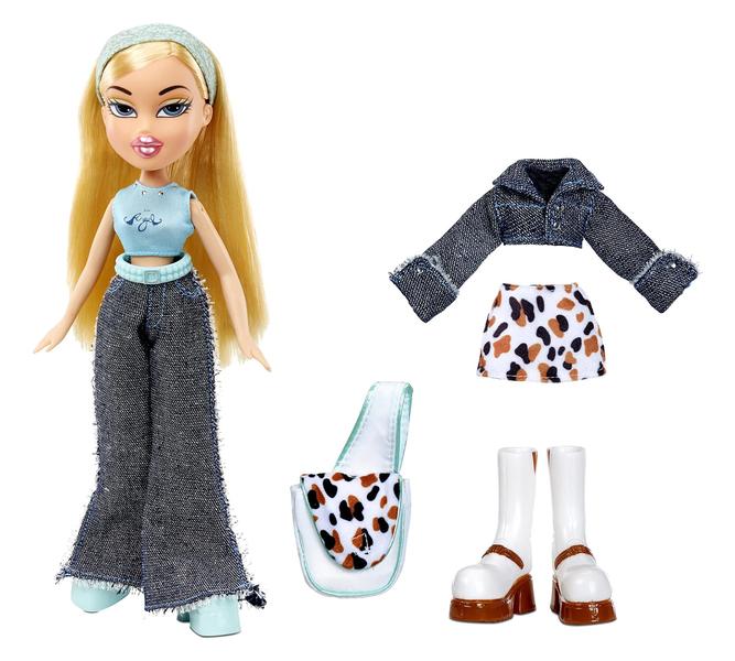 Imagem de Boneca Bratz 20 anos com 2 roupas, acessórios e pôster holográfico