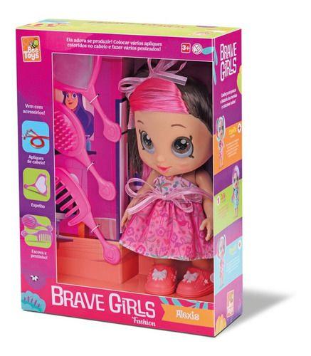 Imagem de Boneca Brave Girls Alexis Fashion Espelho Escova Bee Toys