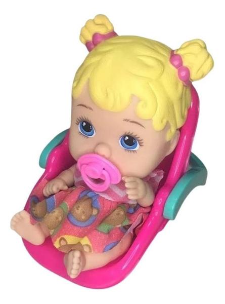 Imagem de Boneca Brinquedo Little Dolls Baby C/ Carrinho Alive Menina