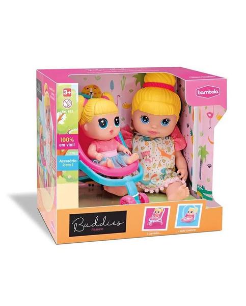 Imagem de Boneca Buddies Passeio Loira Bambola