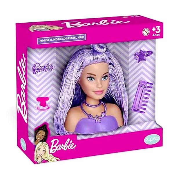 Imagem de Boneca Busto da Barbie Cabelo Roxo com Acessórios Mattel