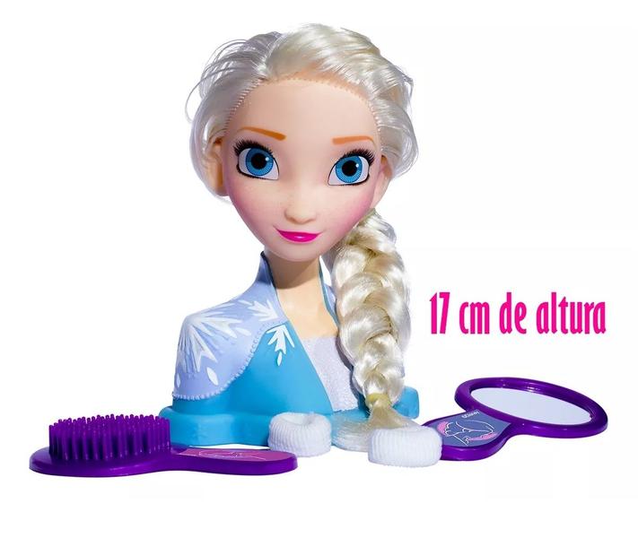 Imagem de Boneca Busto Frozen 2 Elsa C/Acessórios Styling Head - Disney Baby Brink