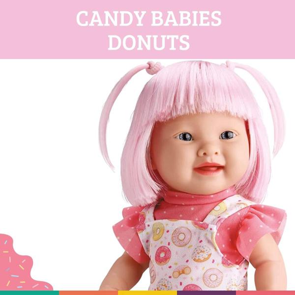 Imagem de Boneca Candy Babies Donuts Fashion Colorida Bambola