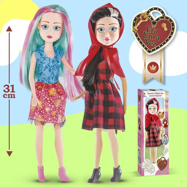 Boneca Chapéuzinho Vermelho Coleção Era Uma Vez Conto De Fadas 30 Cm - Mister Brinque Imagem de Boneca Chapéuzinho Vermelho Coleção Era Uma Vez Conto De Fadas 30 Cm - Mister Brinque