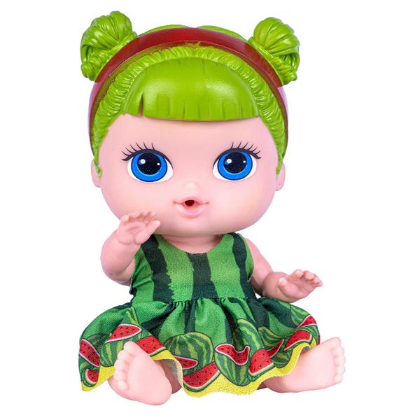 Imagem de Boneca Cheirinho De Fruta Melancia Bebê Coleção Frutinhas Brinquedo Frutinha 2745 - Cotiplás