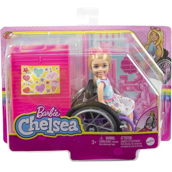 Imagem de Boneca Chelsea Barbie Cadeira De Rodas Hgp29 - Mattel