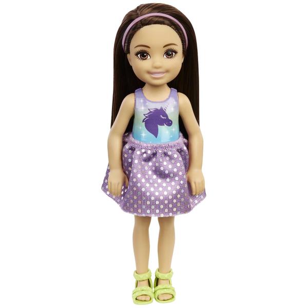 Imagem de Boneca Chelsea (loira 6 polegadas) - Tie-dye, moldado, amarela - Presente 3-7 anos