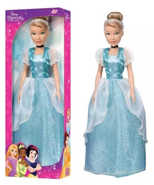 Imagem de Boneca Cinderela Princesa Disney Mini My Size 55cm 1743 - Baby Brink Novabrink