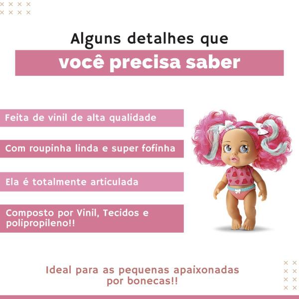 Imagem de Boneca Club Girls Maça Verde 19cm C/ Cheirinho Frutas SABORES Infantil - Bee Toys