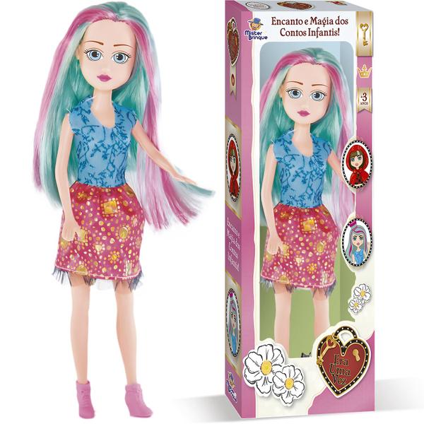 Imagem de Boneca Coleção Era Uma Vez Personagem Conto De Fadas Menina 30 Cm - Mister Brinque