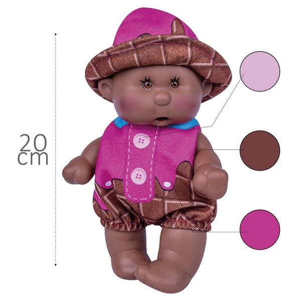 Imagem de Boneca Coleção Fruity Baby Chocolate Brinquedo - Super Toys