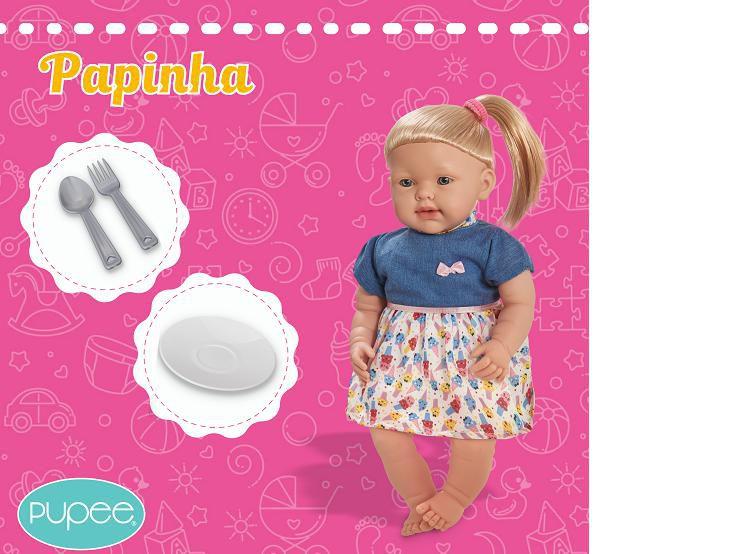 Imagem de Boneca Coleção Quero Ser Mamãe Papinha - Pupee Brinquedos