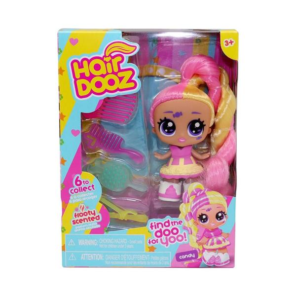 Imagem de Boneca Colecionavel Hair Dooz Single Color Candy Multikids